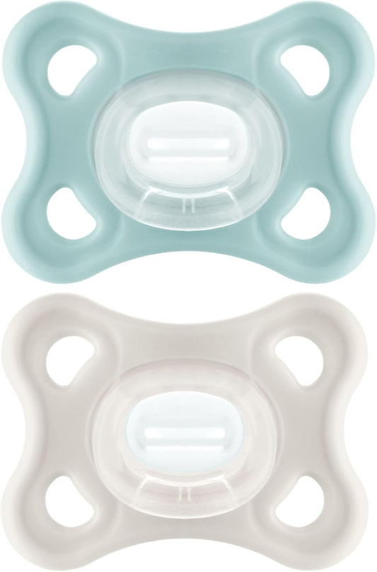 Mam Comfort Silicone Pacifier - Pack of 2 (0-3 Months)