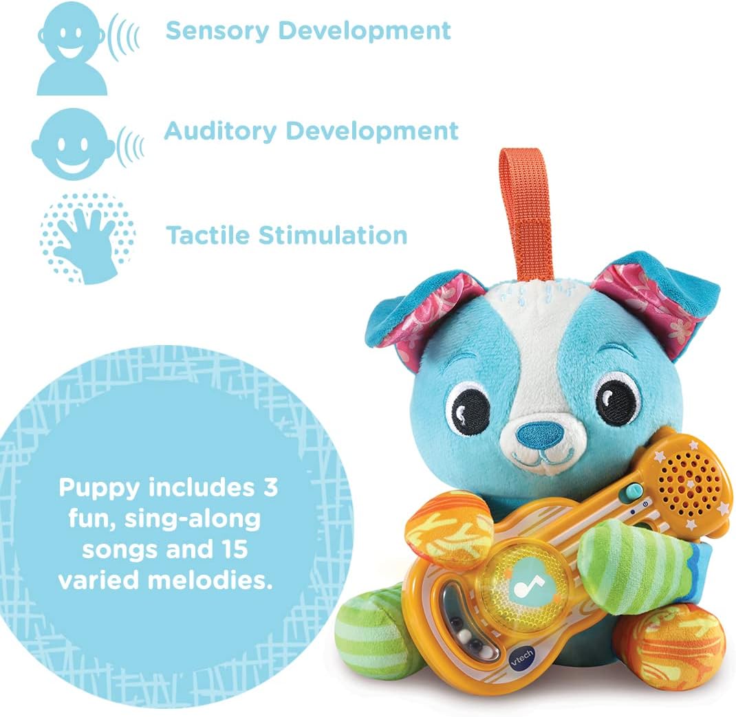 VTech Baby Puppy Sounds Guitar, Interactive Musical Toy