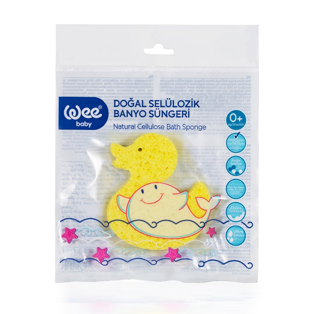 Wee Baby Natural Cellulose Bath Sponge