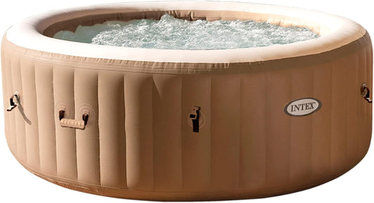Intex 4 Person Chevron Deluxe Square Bubble Spa (196CM X 71CM)