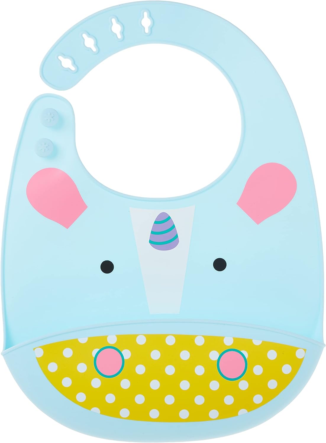 Skip Hop Zoo Fold & Go Silicone Bib