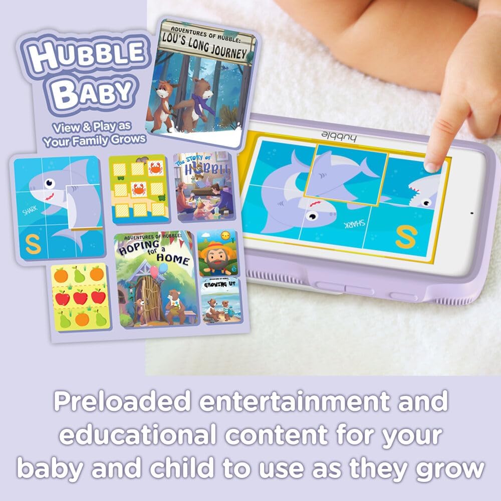 Hubble Nursery Pal Cloud Touch Smart Baby Monitor (White)