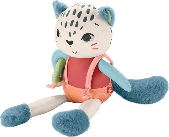 Fisher Price Planet Friends Spotting Fun Snow Leopard Baby Sensory Toy