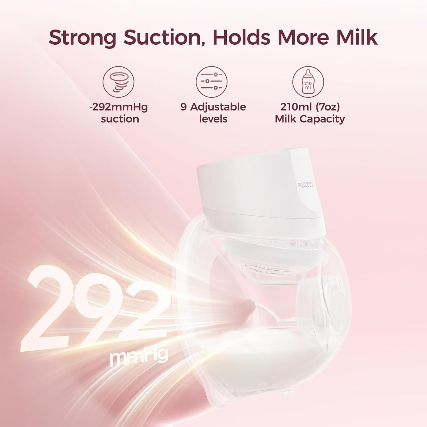 Momcozy Wearable Breast Pump S12 Pro Quick (White)