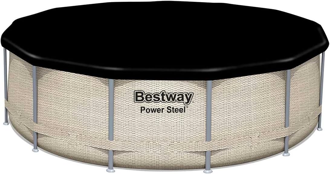 Bestway Cranberry Power Steel Swimming Pool Set (13' x 42"/3.96m x 1.07m)