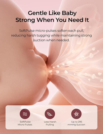 Momcozy Wellness 1 Warm Massage Wearable Breast Pump