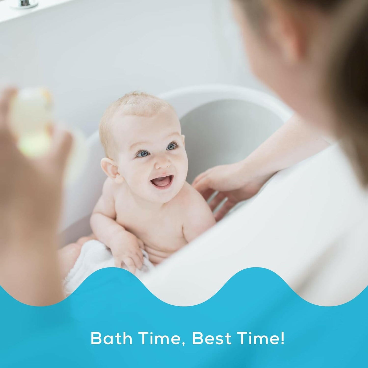 حوض استحمام للأطفال 2 في 1 من Angelcare مع دعم متكامل للملمس الناعم