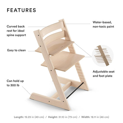Stokke Tripp Trapp Chair (Adjustable and Convertible Chair)