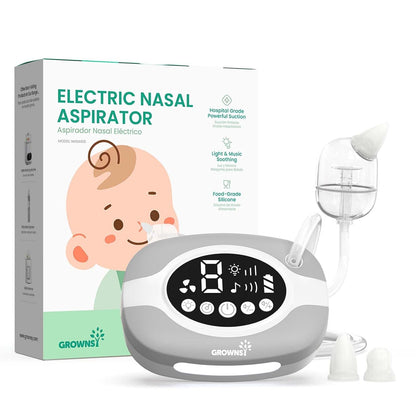Grownsy Electric Nose Suction For Baby (Grey)