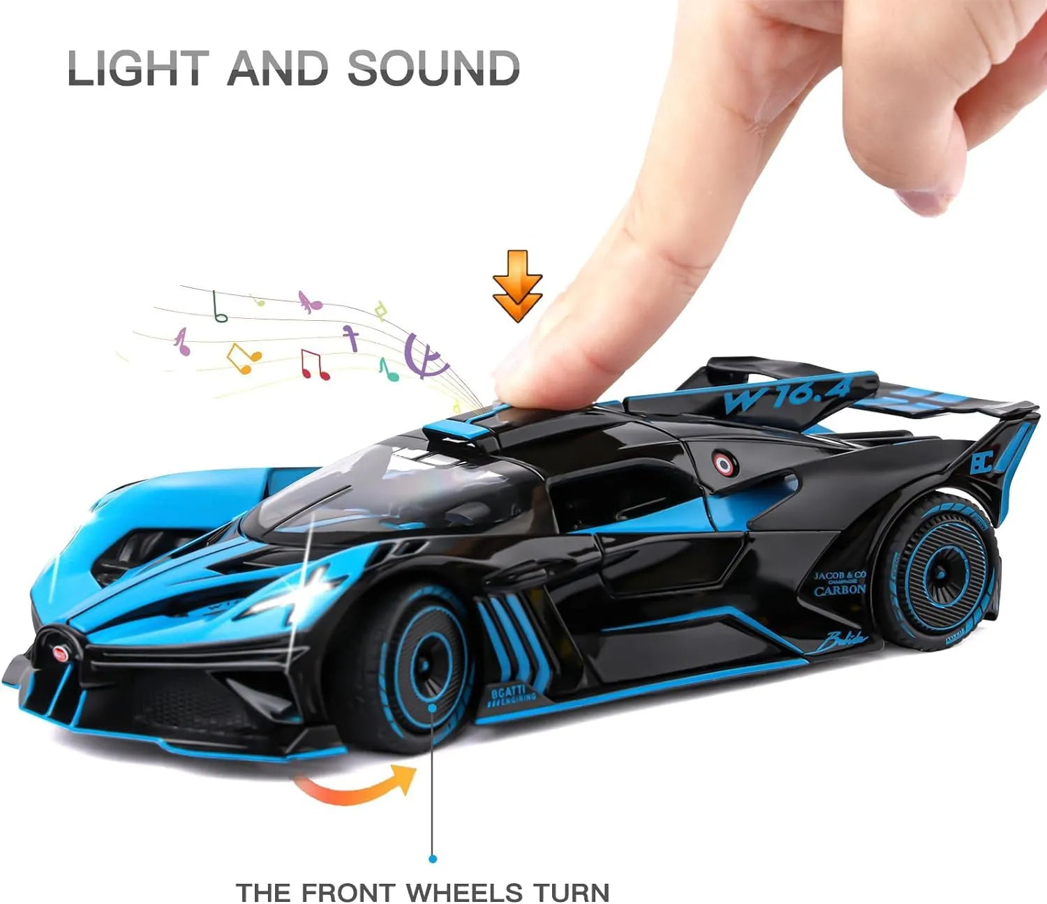Bburago Bugatti Bolide Super Car (Blue)