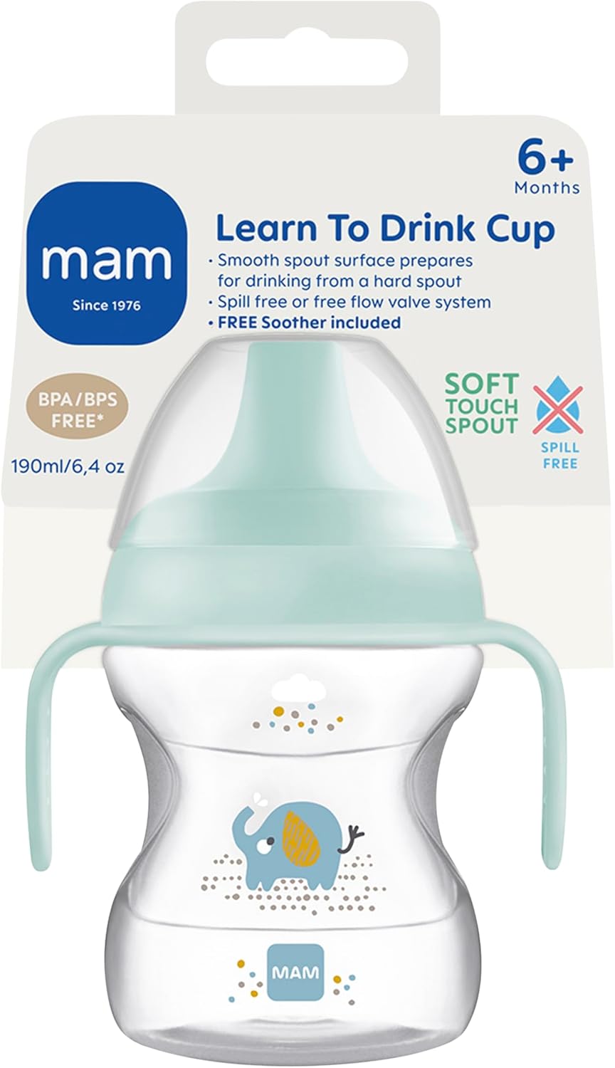 كوب سيليكون لتعلّم الشرب من مام (190ml)
