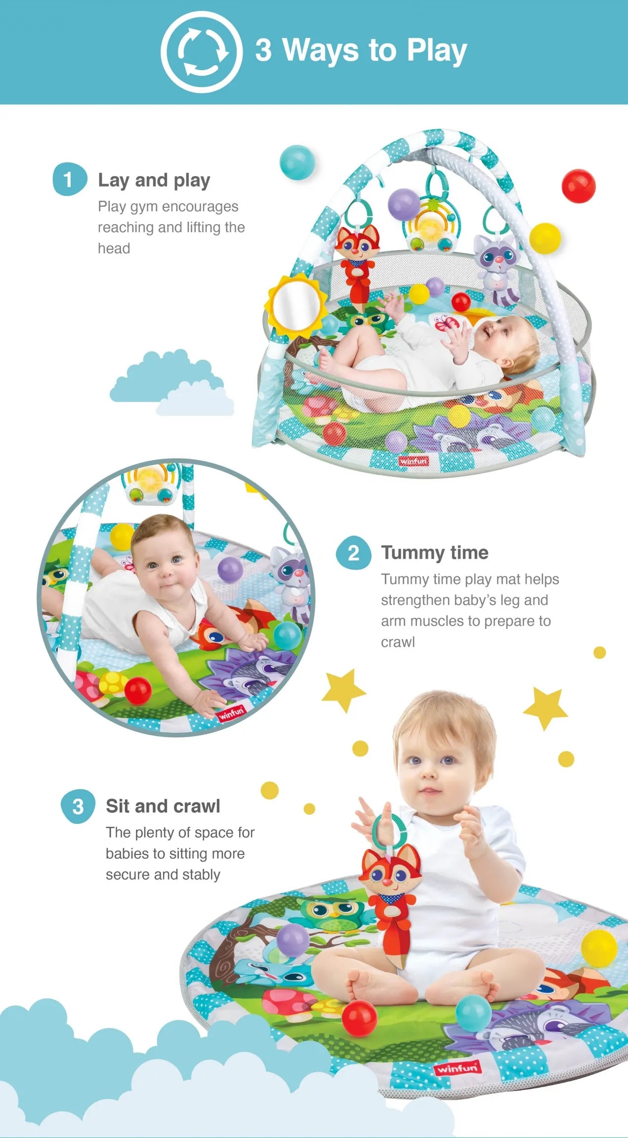 Winfun Playspace Play Gym and Ball Pit