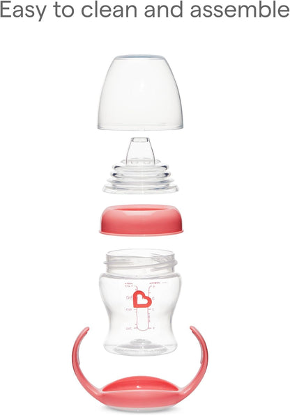 Munchkin Gentle Transition Clear Refreshed Design (Pink, 4oz)