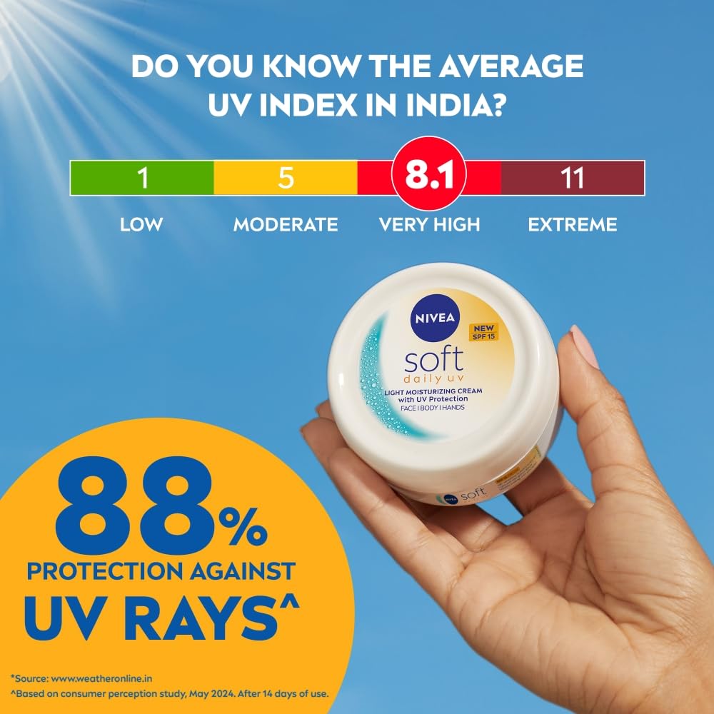 نيفيا ناعم للأشعة فوق البنفسجية SPF 15 (200 مل)