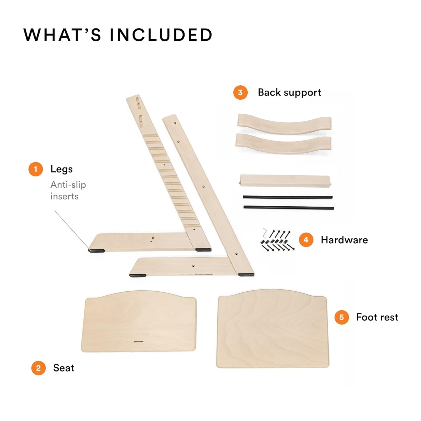 Stokke Tripp Trapp Chair (Adjustable and Convertible Chair)