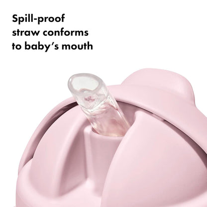 كوب شرب بمصاصة للانتقال من OXO Tot بمقابض قابلة للإزالة، 6oz
