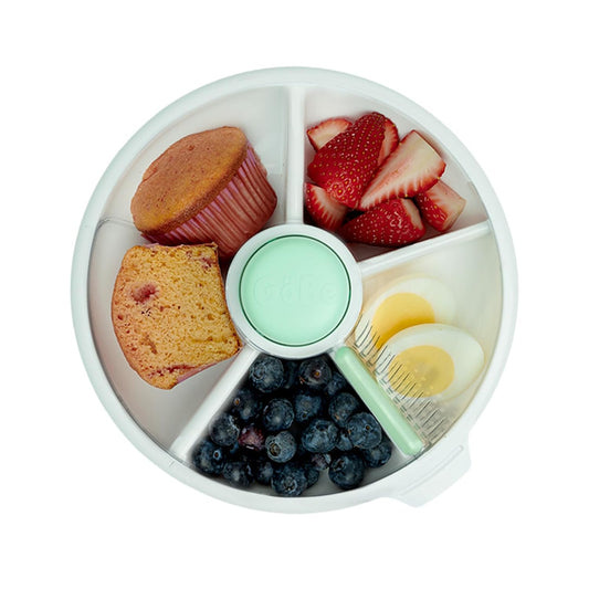 GoBe Snack Spinner With 4 Compartment Dispenser & Sliding Door (Large)