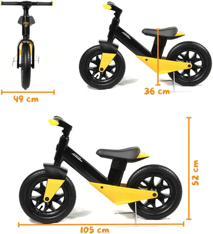 Lamborghini Balance Bike for Kids – Yellow