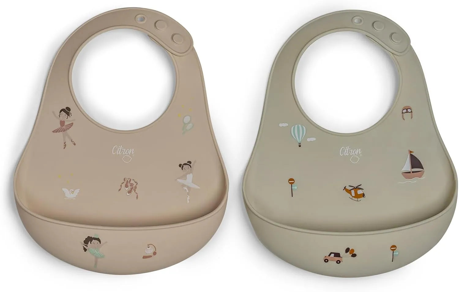 Citron Silicone Bib