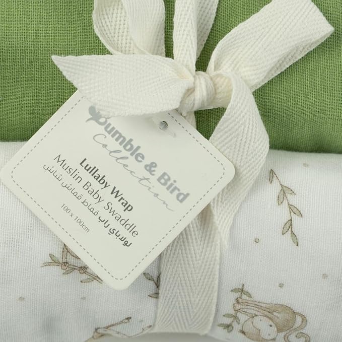 Bumble & Bird - Lullaby Wrap Muslin Swaddle - 3pcs