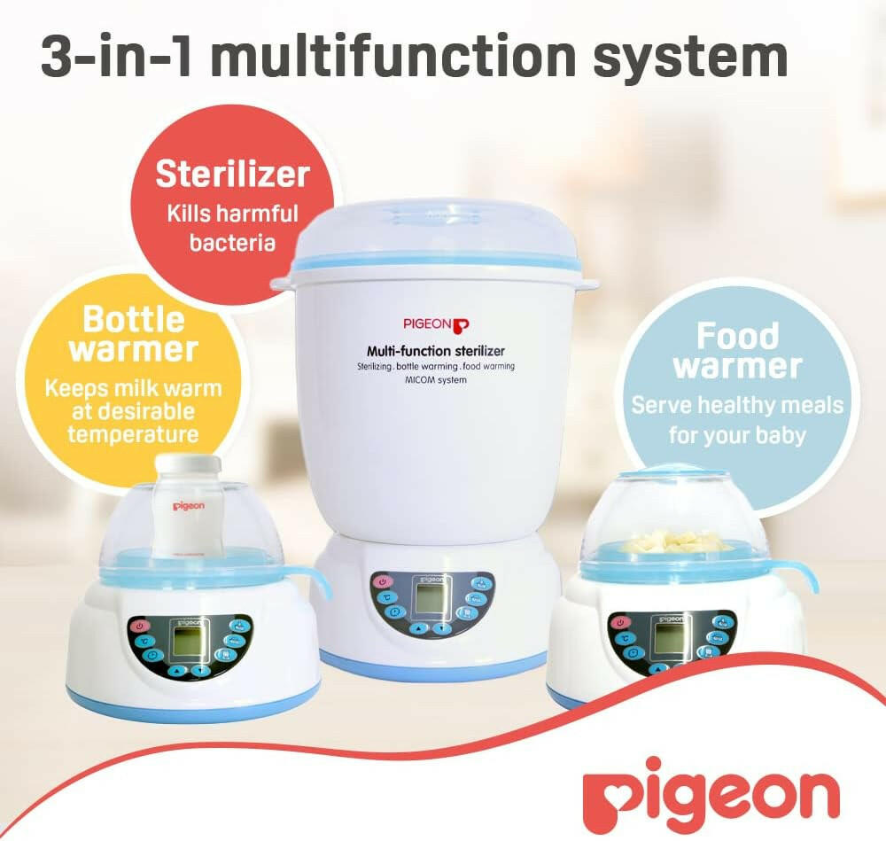 Pigeon Multi function Sterilizer, Bottle Warming, Food Warming, Sterilizing, White