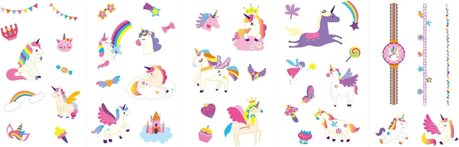 Avenir Nail Stickers and Tattoos Unicorns