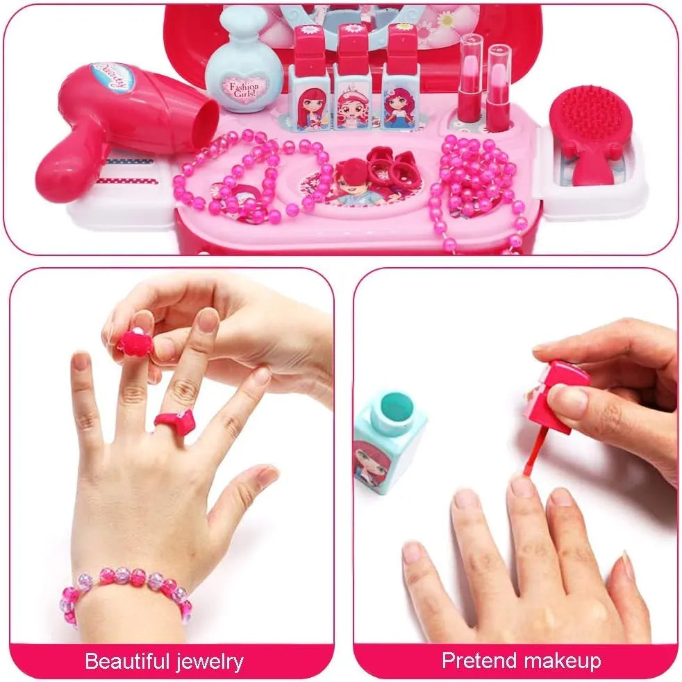 Girls Beauty Jewelry Kit Set 2 in 1 Toy