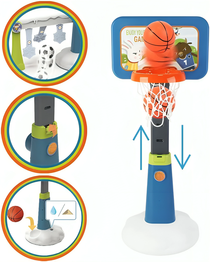 Kingsport Basketball 2-In-1 Set