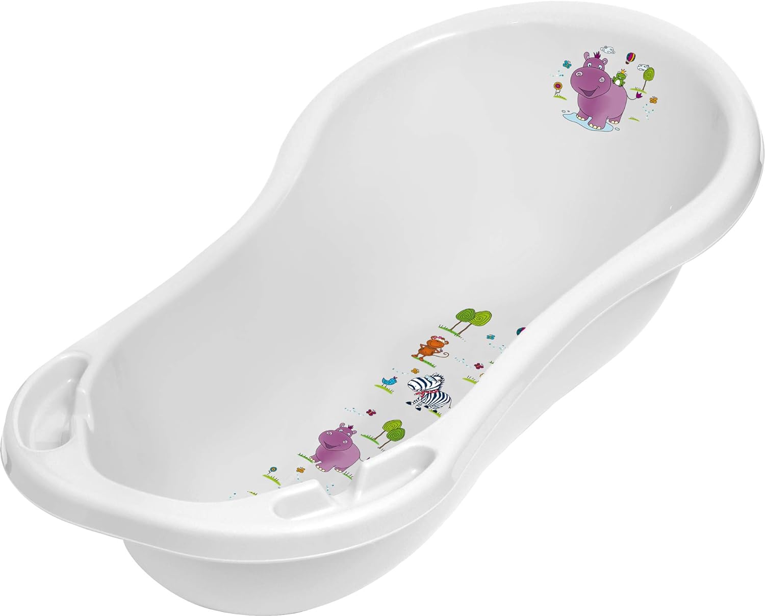 Keeeper Hippo Ergonomic Baby Bath, From 0 to 12 months