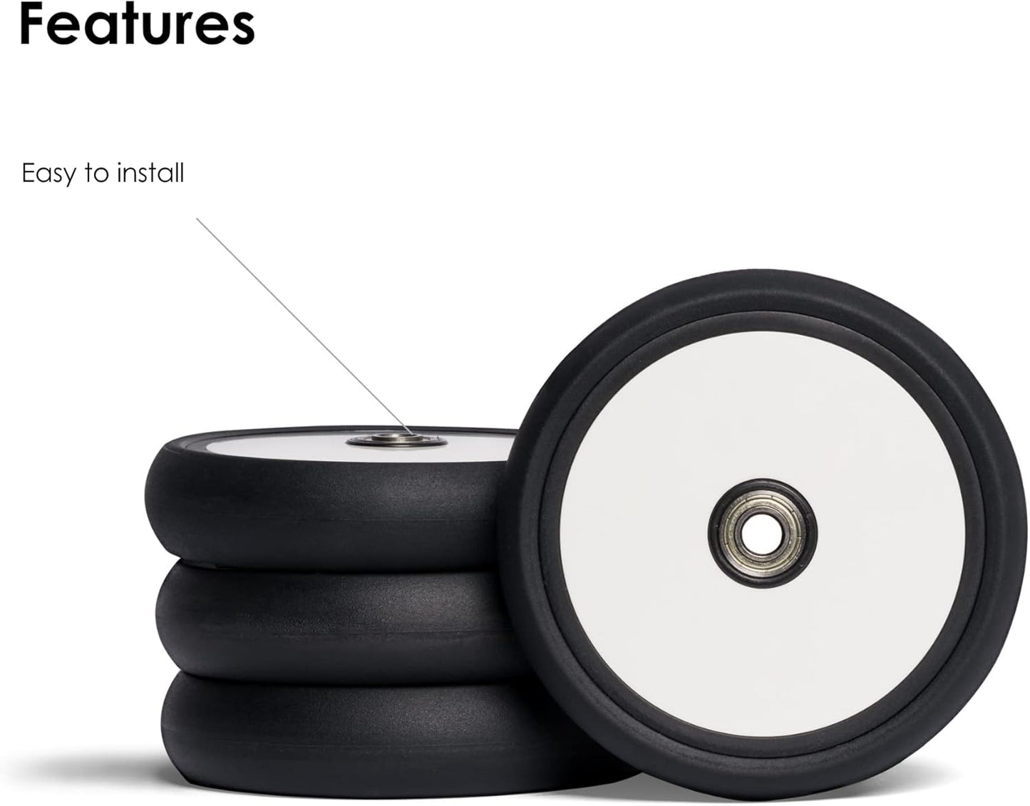 Babyzen YOYO Wheel Pack - Four Replacement Wheels for Pushchair
