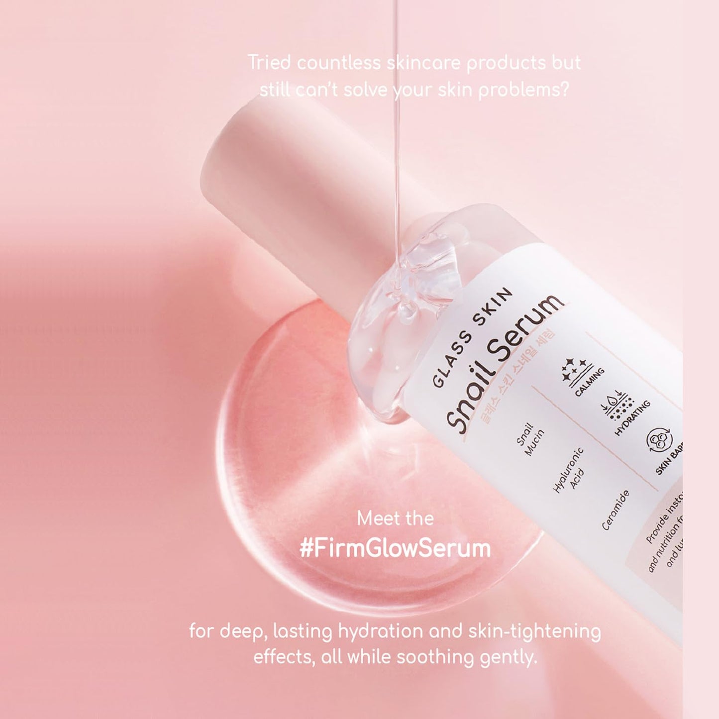 Dearboo Glass Skin Snail Serum