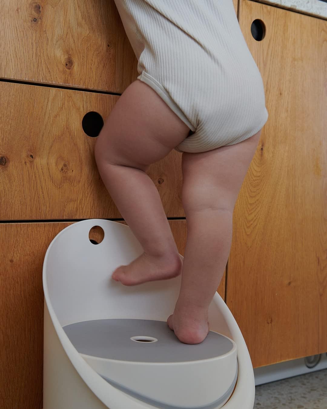 Mininor 2 In 1 Potty & Step Stool (White)