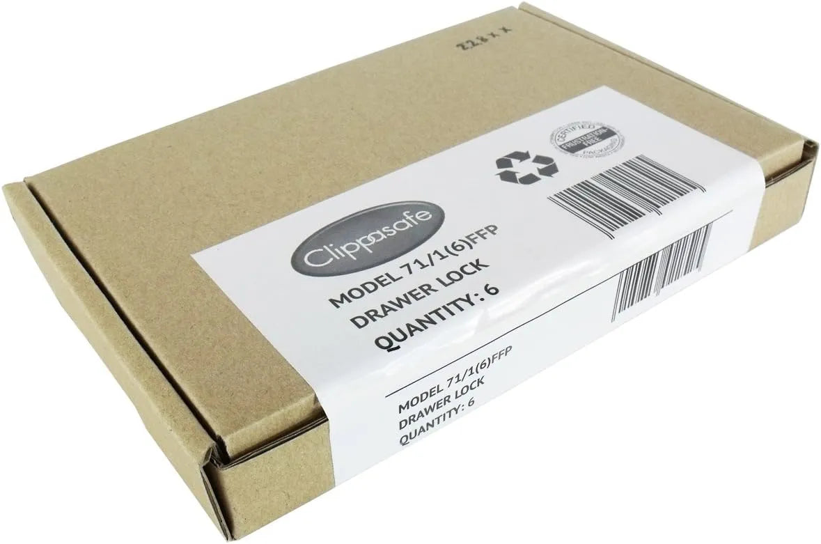 Clippasafe Cupboard & Drawer Locks - Pack of 6