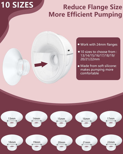 Momcozy Flange For M5 (15mm) - Pack of 4.