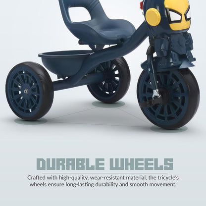Baybee Blaze Kids Tricycle with Music & Storage – Blue