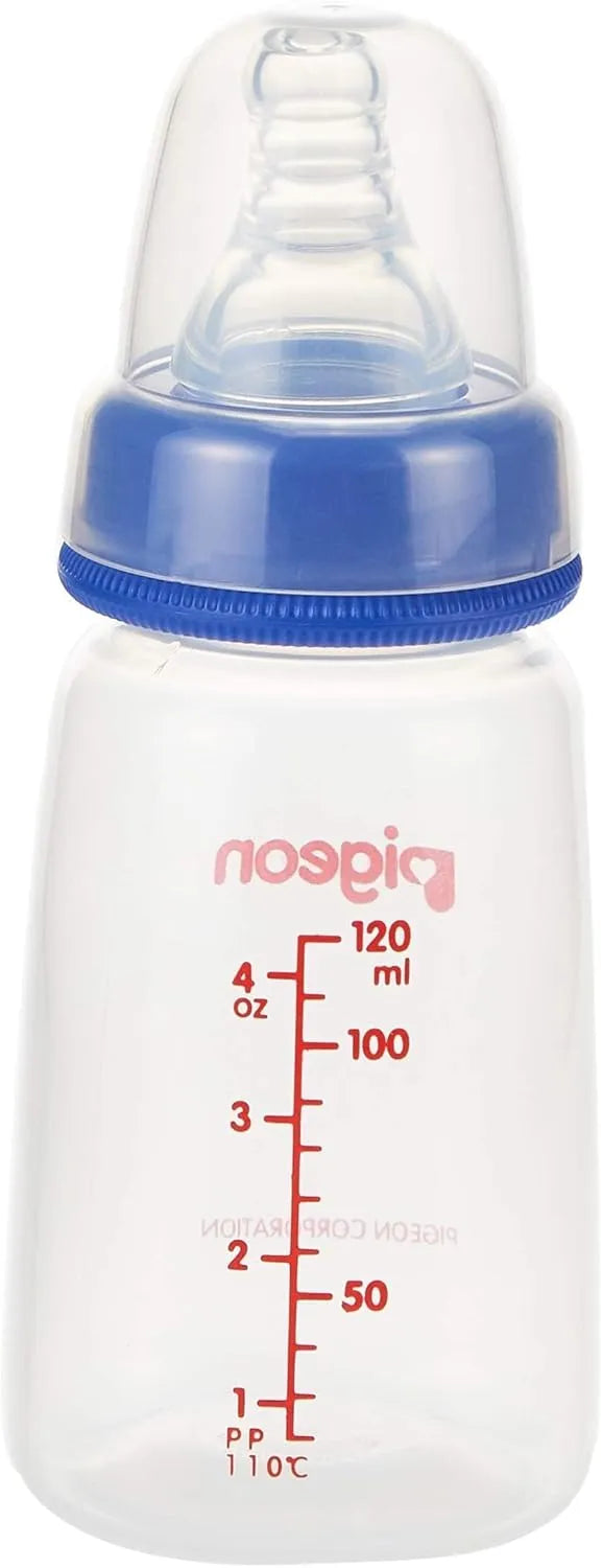 Pigeon Flexible Slim Neck Plastic Bottle, 120ml