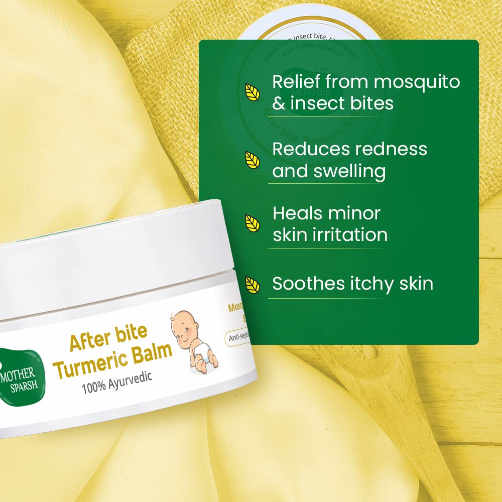 Mother Sparsh After Bite Turmeric Balm for Babies, 25g