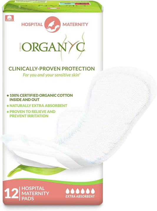 Organyc Cotton Inside and Out for Women Maternity (12 Pads)