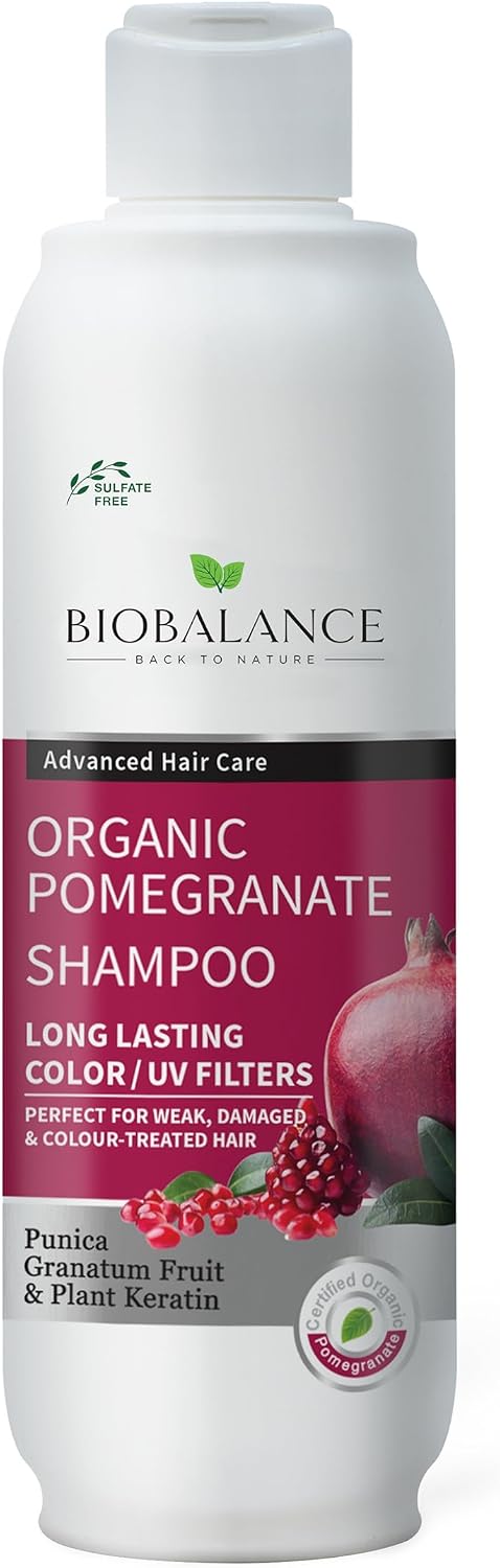 Biobalance Organic Faster Hair Growth Shampoo (Pomegranate, 330ml)