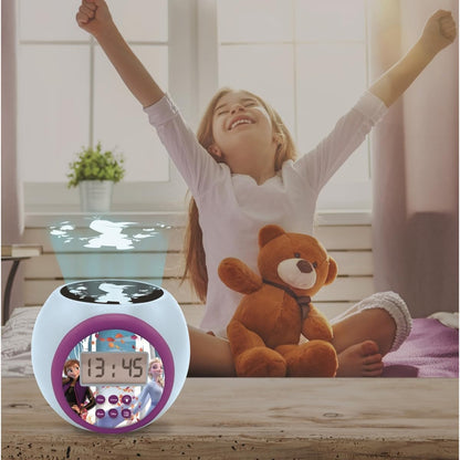 LEXiBOOK Disney Frozen 2 Projector Alarm Clock with Snooze Function