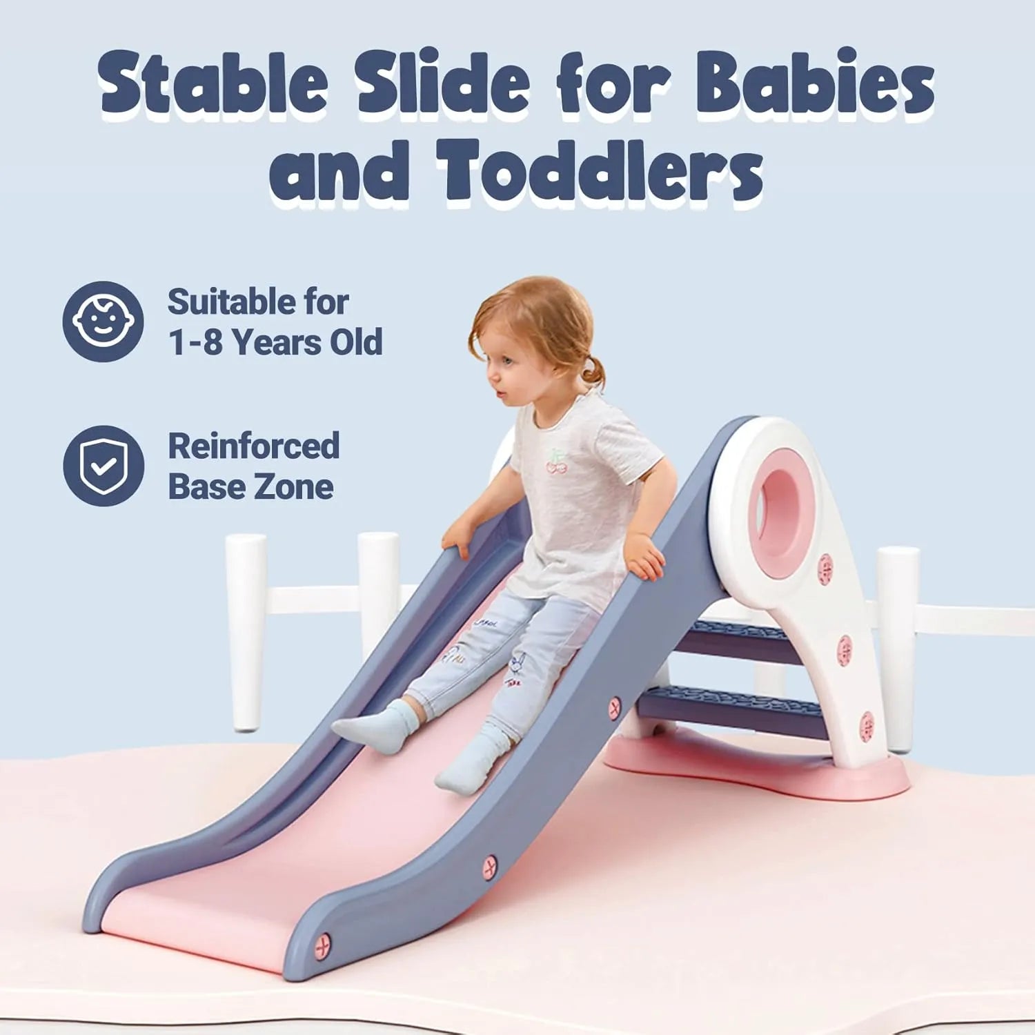 Go Sport Folding Slide Climber (Purple/White)
