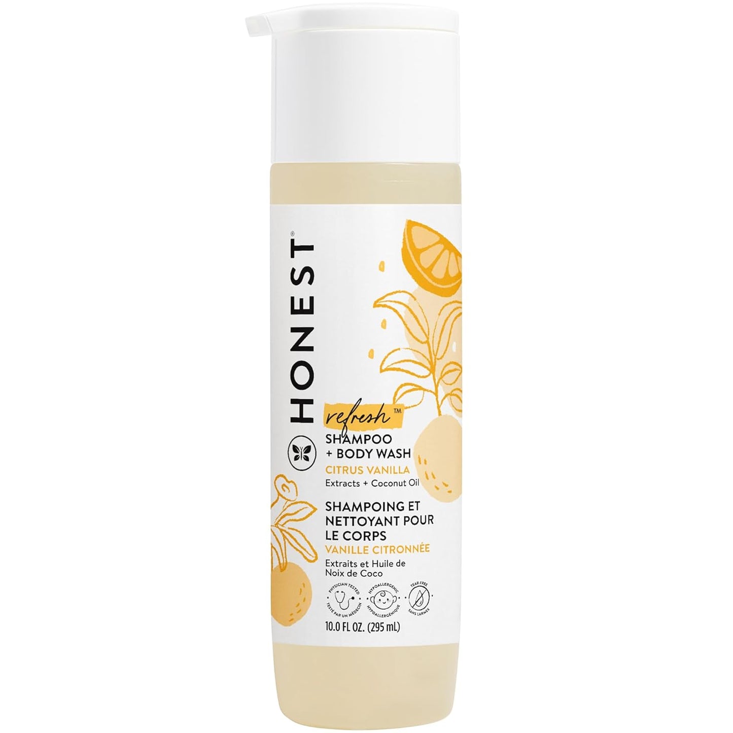 شامبو وغسول الجسم The Honest Company - برتقالي فانيليا 10 أونصات