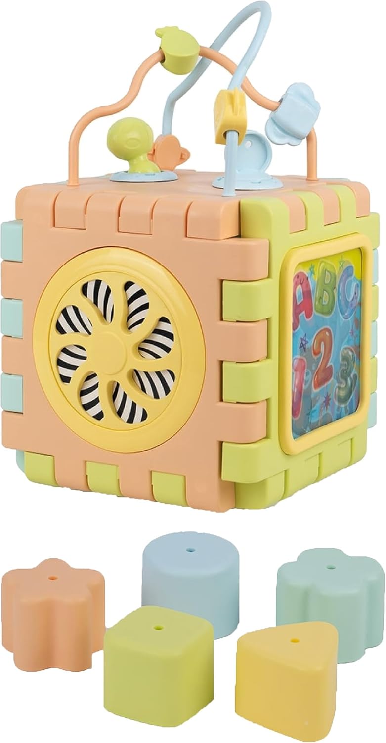 Dolu 2 In 1 Educational Cube & Puzzle