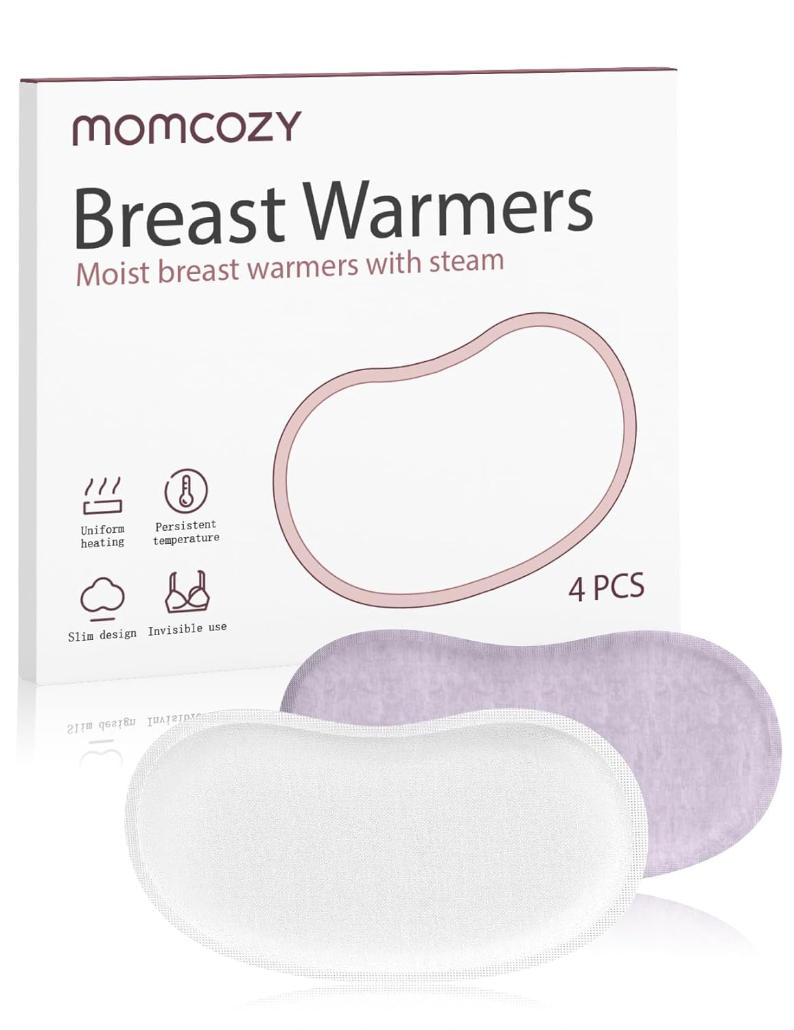 Momcozy Instant Heat Breast Warmers, 4 pcs