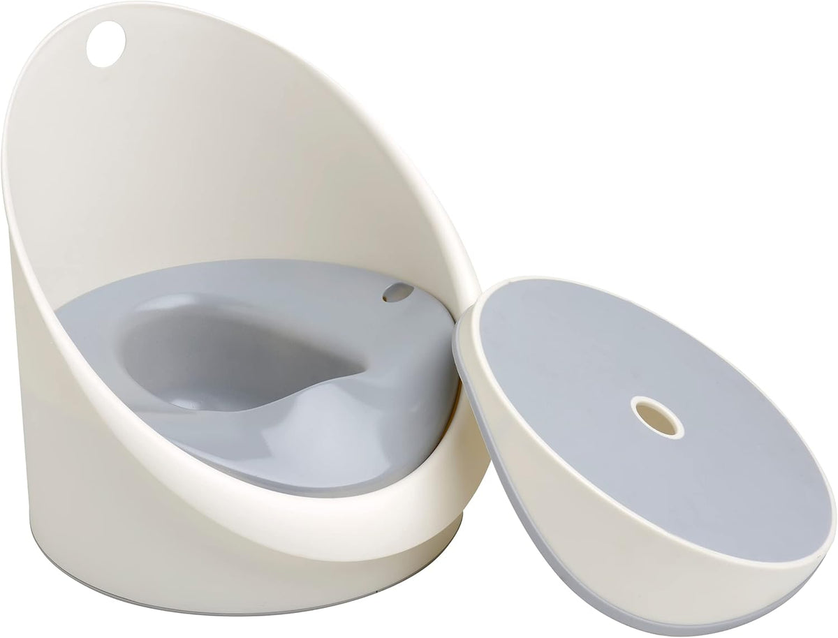 Mininor 2 In 1 Potty & Step Stool (White)