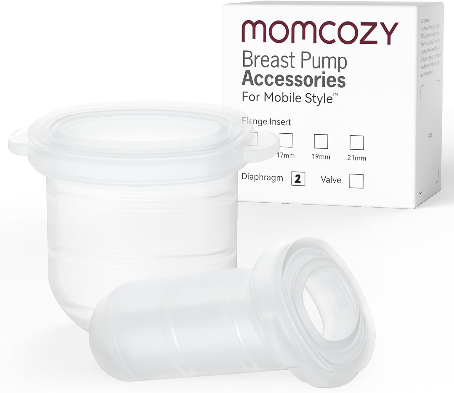 Momcozy Mobile Style M6 Breast Pump Replacement Accessories, Diaphragm, 2 pcs