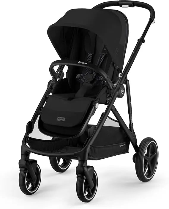 Cybex Gold Black Frame Gazelle S Stroller (Moon Black)