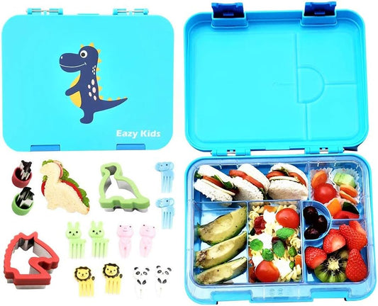 علبة غداء مقسمة قابلة للتحويل 6 & 4 للأطفال من Eazy Kids