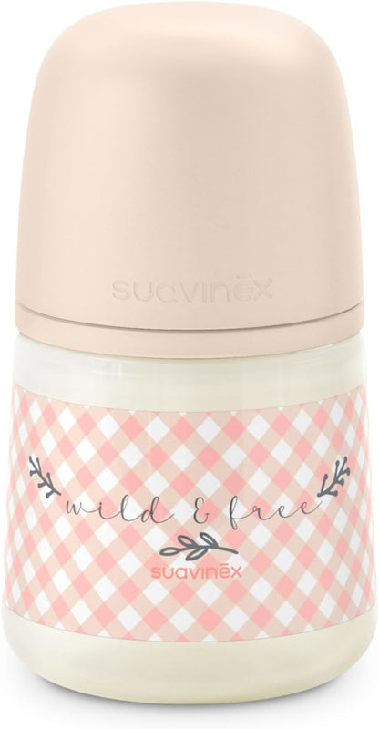 Suavinex Polypropylene Silicone Feeding Bottle (Wild & Free, 150ml)