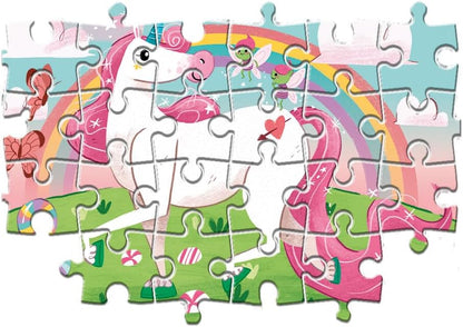 Clementoni I Believe in Unicorns 2 x 20 Piece Puzzle Set